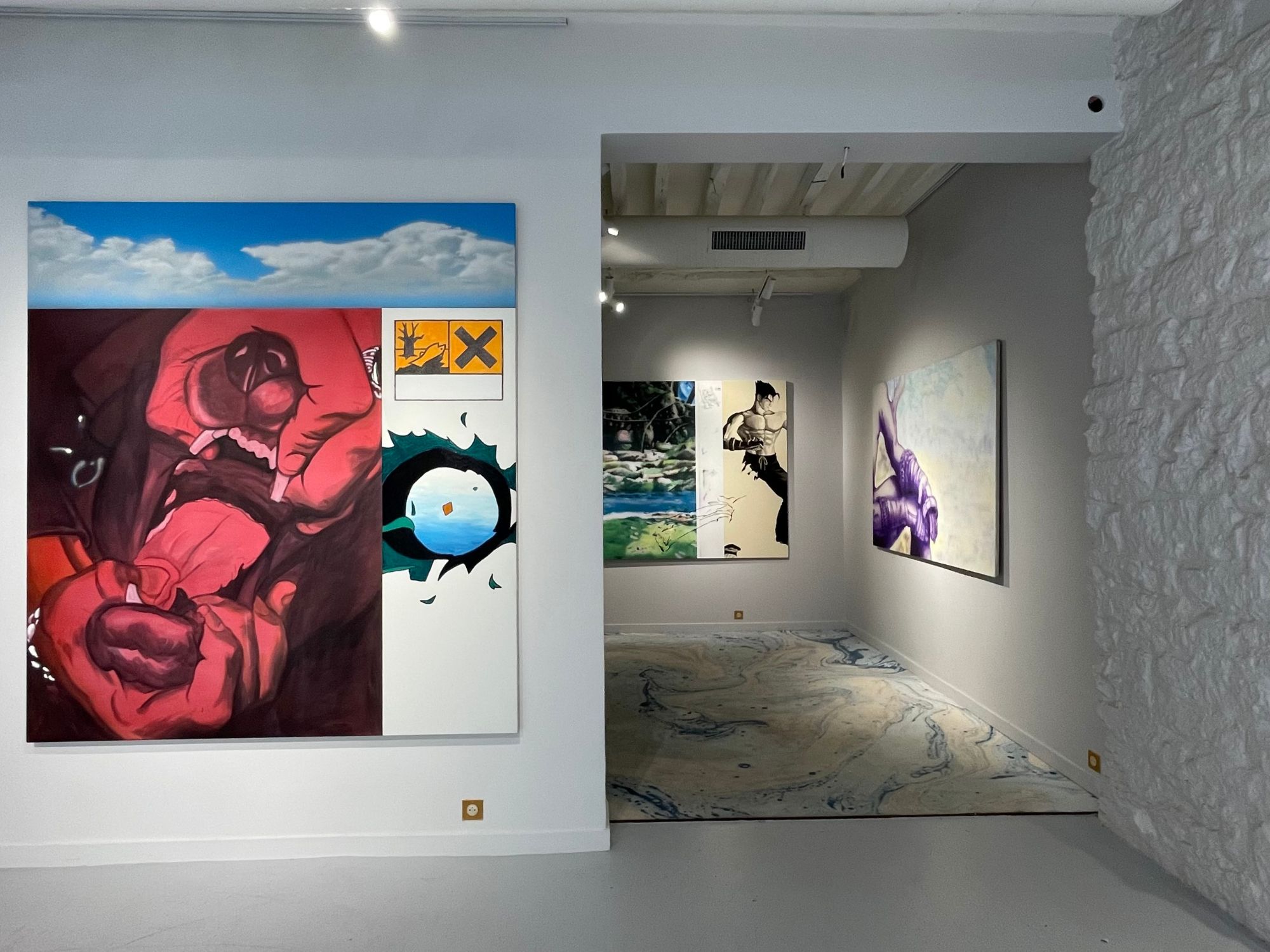 Vue d’exposition Ekow Galerie
