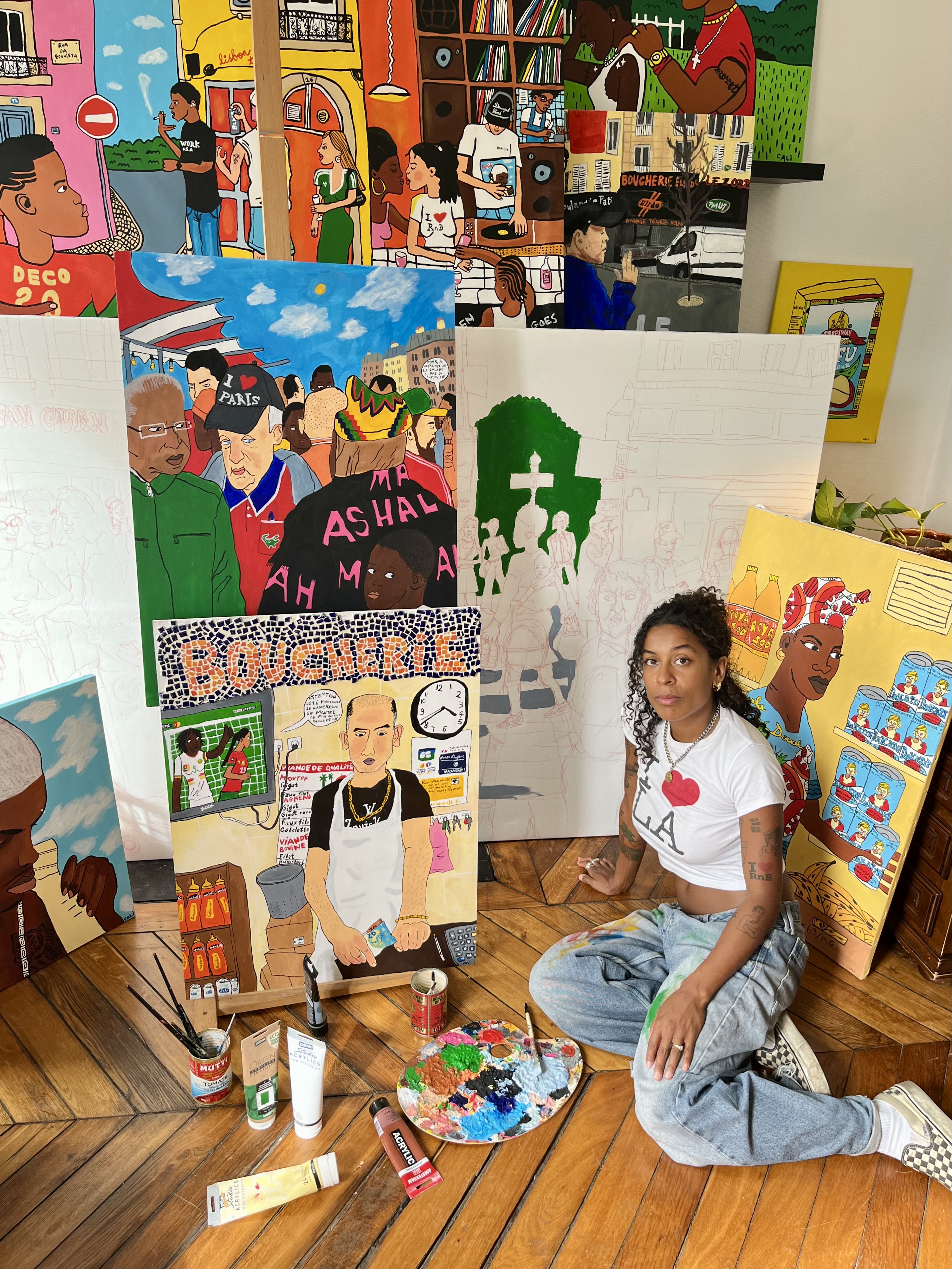 Portrait de l’artiste Calixte Bernard