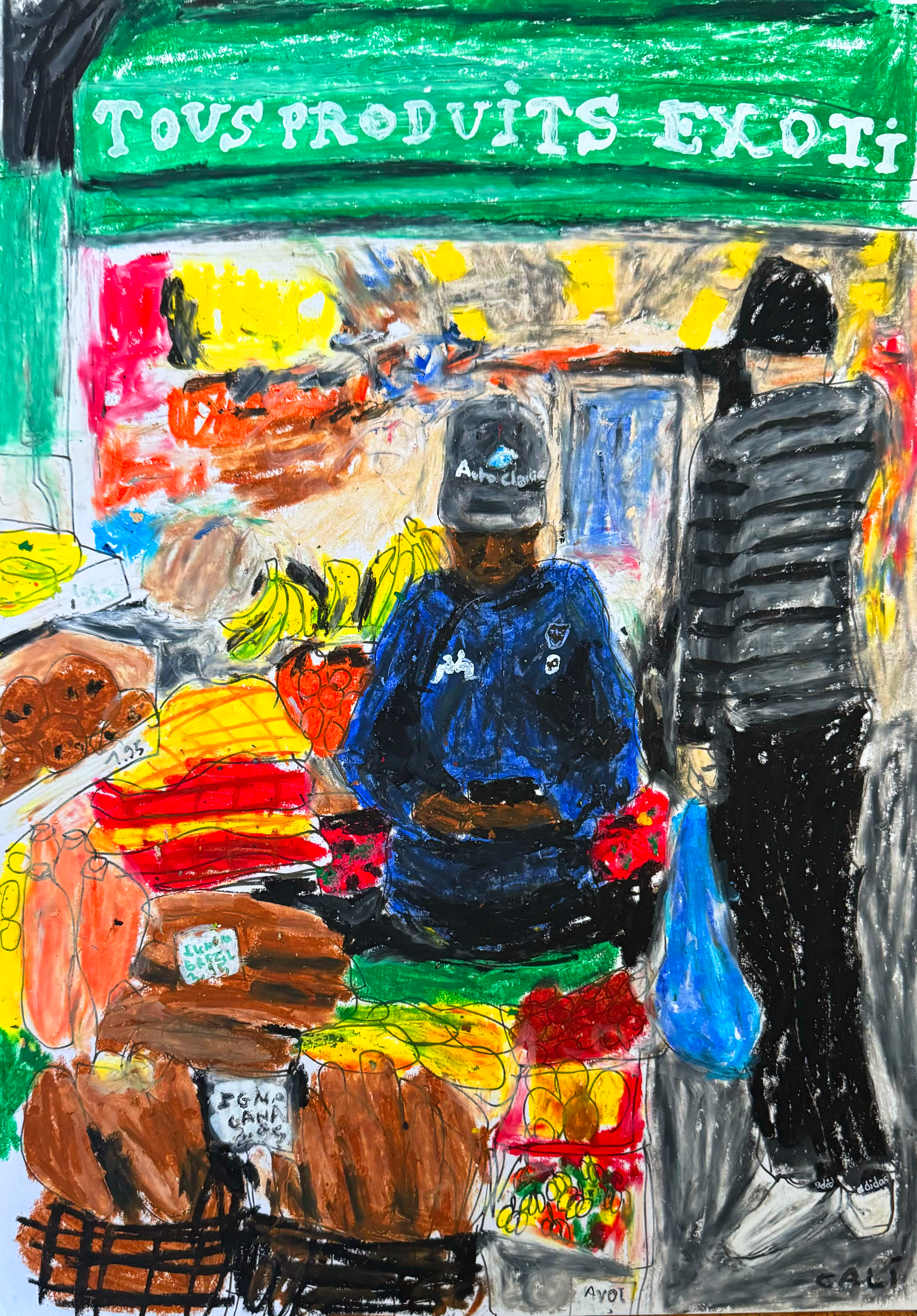 Début de journée, œuvre de Calixte Bernard